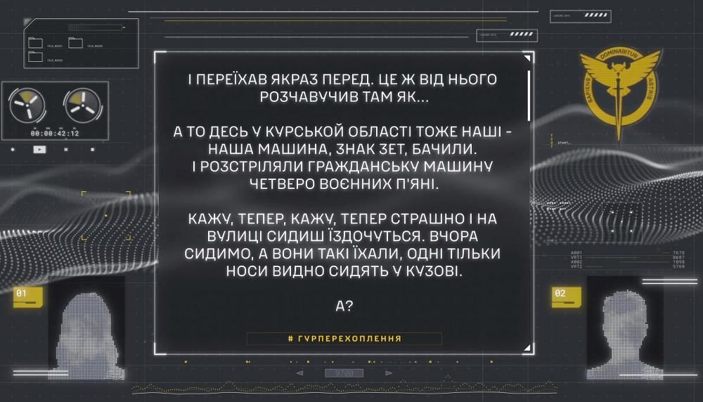 В Курской области четверо пьяных солдат РФ расстреляли автомобиль с гражданскими – перехват ГУР