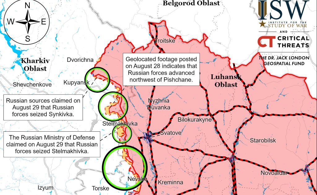 Российские захватчики продвинулись на востоке Харьковщины под Купянском – ISW, DeepState