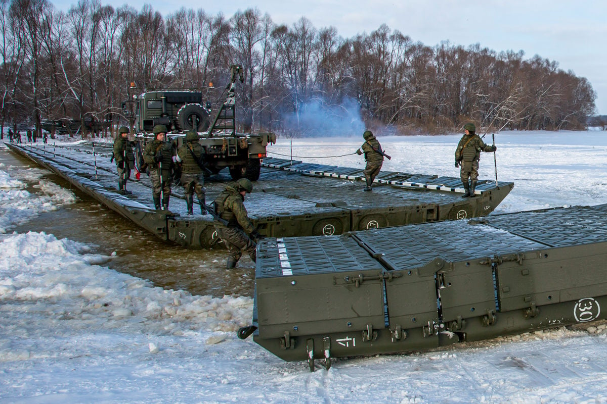 Понтонные мосты военные фото