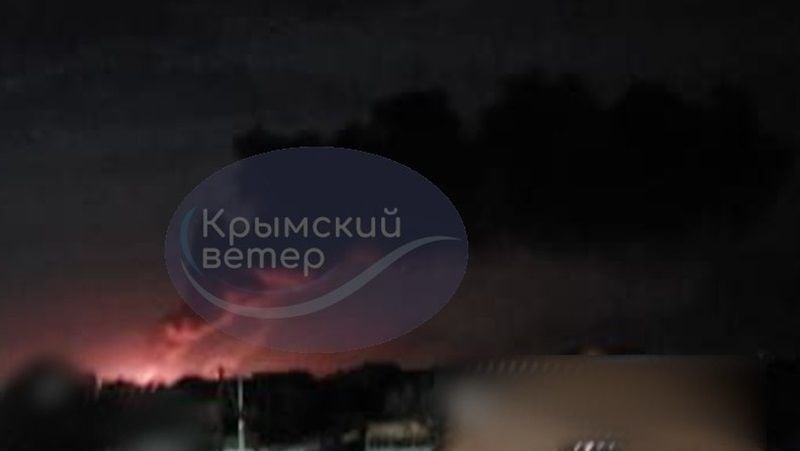 Аеродром Сакі у Новофедорівці спалахнув після атаки ЗСУ – відео провалу ППО РФ
