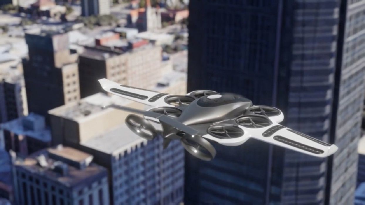 "Гость из будущего" Беспилотное воздушное такси на жидком водороде - проект дрона eVTOL