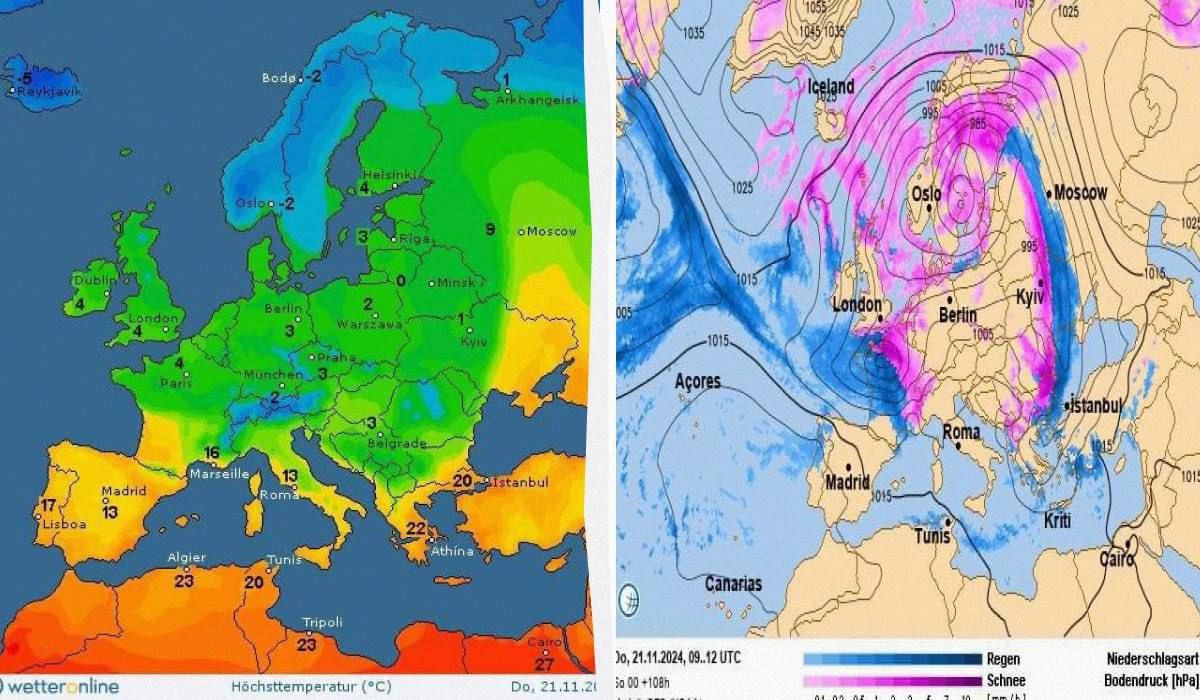 Скоро погода резко изменится: немецкие синоптики советуют украинцам приготовиться