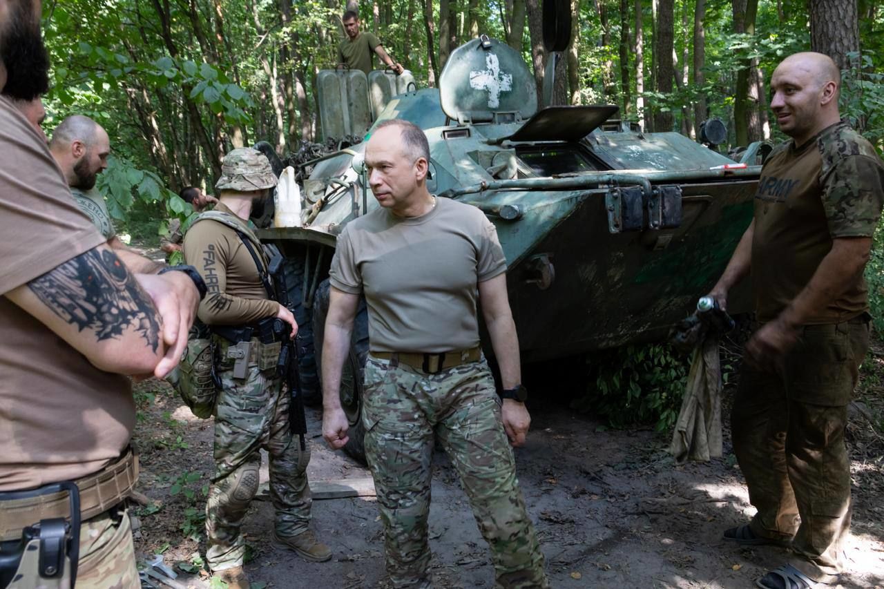 Главком Сырский опубликовал видео в разгар боев в Курской области - |  Диалог.UA