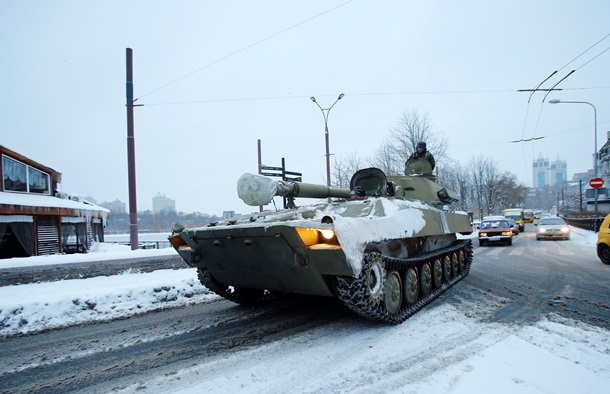 ОБСЕ зафиксировала движение военной техники без опознавательных знаков в Донецке