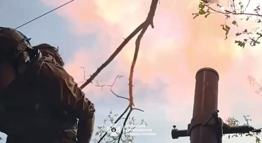 Минометчики бригады ГПСУ "Гарт" показали видео боевых будней на Волчанском направлении