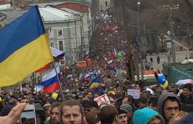 В Москве начались антивоенные митинги