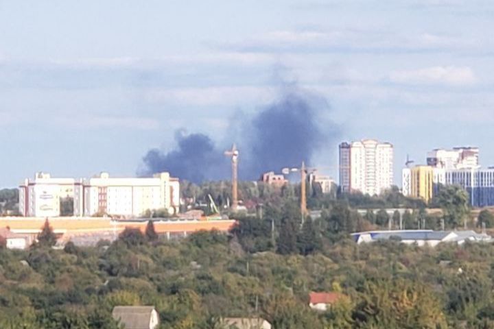 В Брянске "бавовна": после прилета БПЛА над городом поднимается черный дым