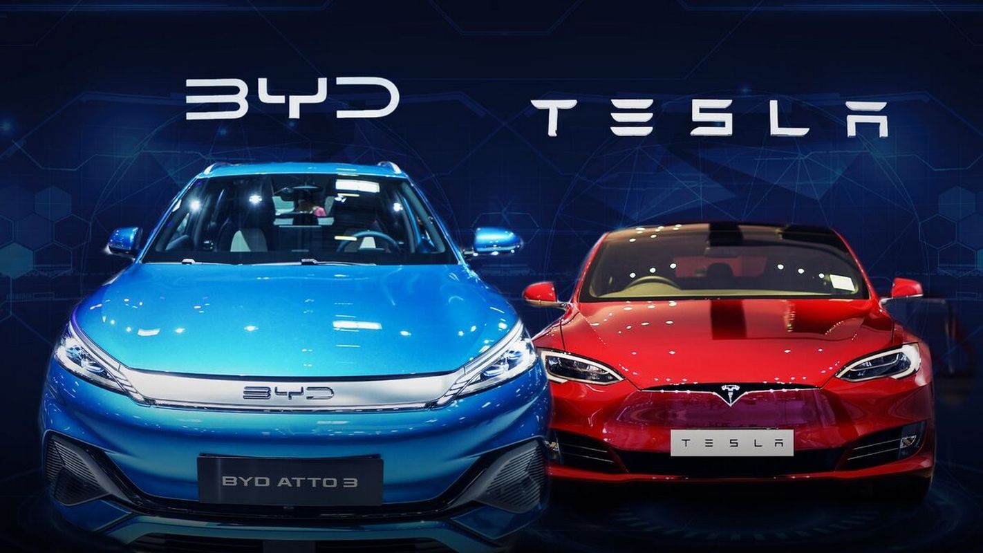 Tesla втрачає лідерство: китайська BYD наступає, а скандали Маска посилює ситуацію – ЗМІ