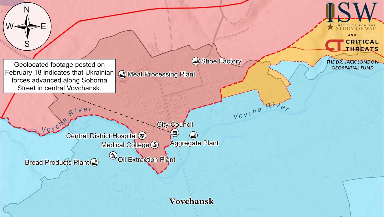 На Харківщині бійці ЗСУ просунулися у Вовчанську, а окупанти РФ біля Борової – ISW