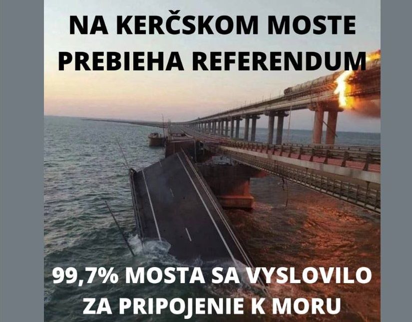 Словакия поразила Путина его же оружием: "Провели референдум, 99,7% Крымского моста присоединилось к морю"