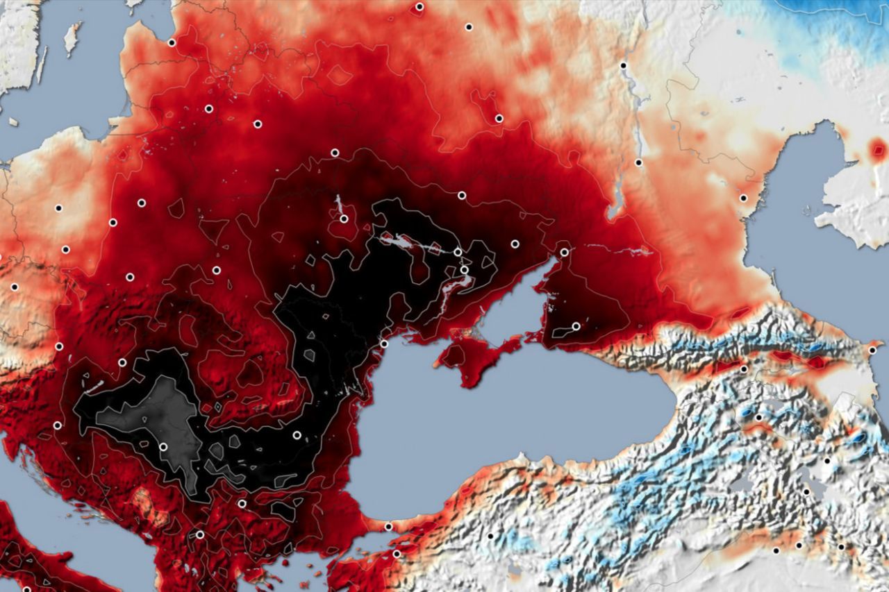 ​Украина оказалась в эпицентре температурной аномалии - Climatebook