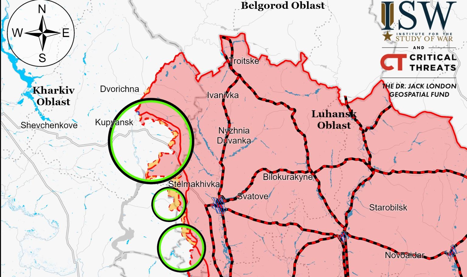 Россия наступает на севере и востоке Харьковщины, отправляя в бой плохо обученных новобранцев, – ISW