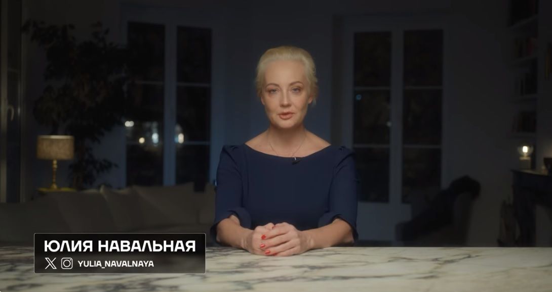 "Ми знаємо, через що конкретно Путін убив Навального", – дружина політика записала відео 