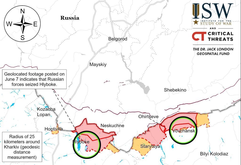 ВСУ продолжают контратаки на Севере Харьковской области – ISW