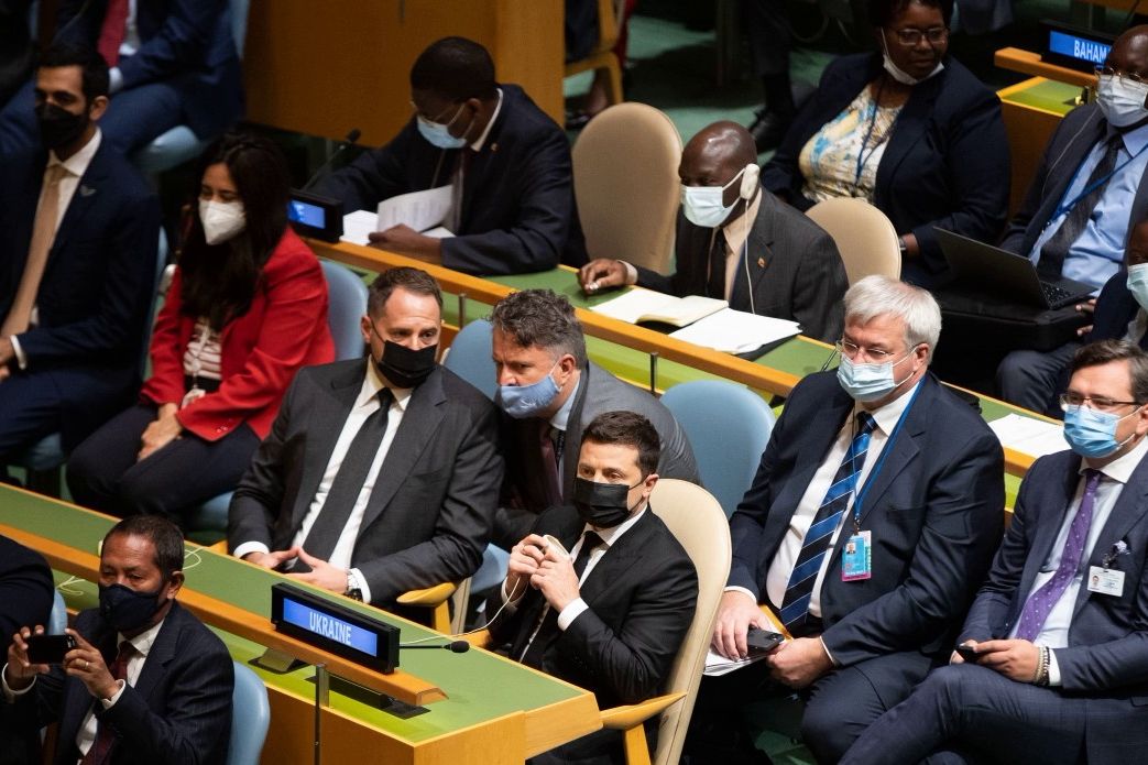 Зеленский в Нью-Йорке: кадры, как проходит визит президента Украины на сессию ГА ООН